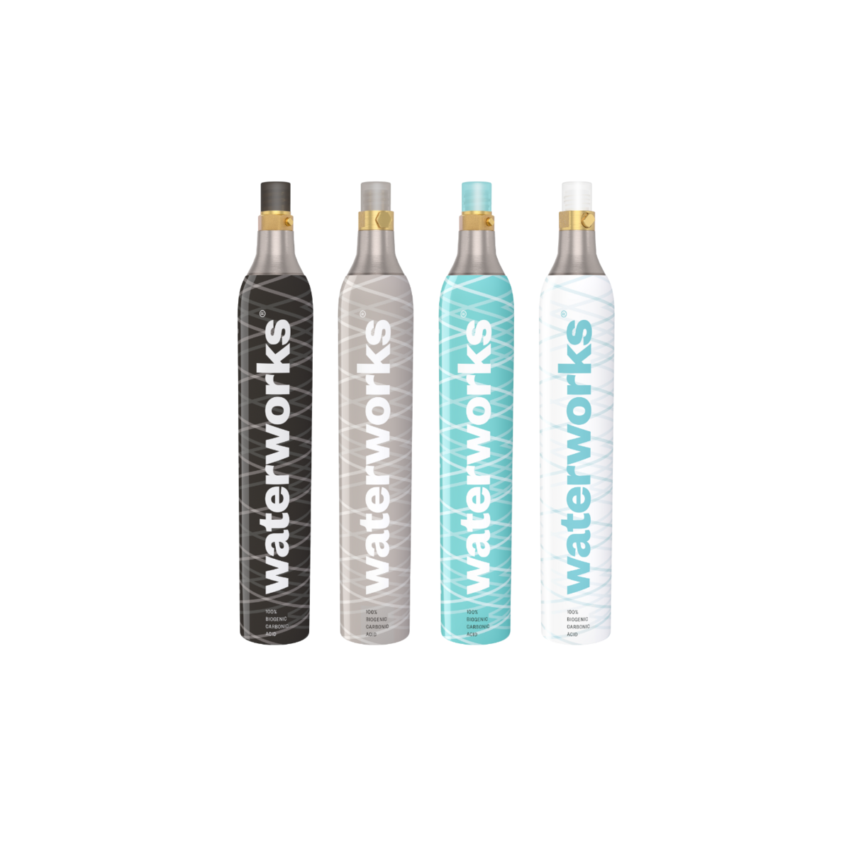 Waterworks biogenic PURCHASE (BUY/SELL) CO2 cylinder I Suitable for SodaStream & Co.
