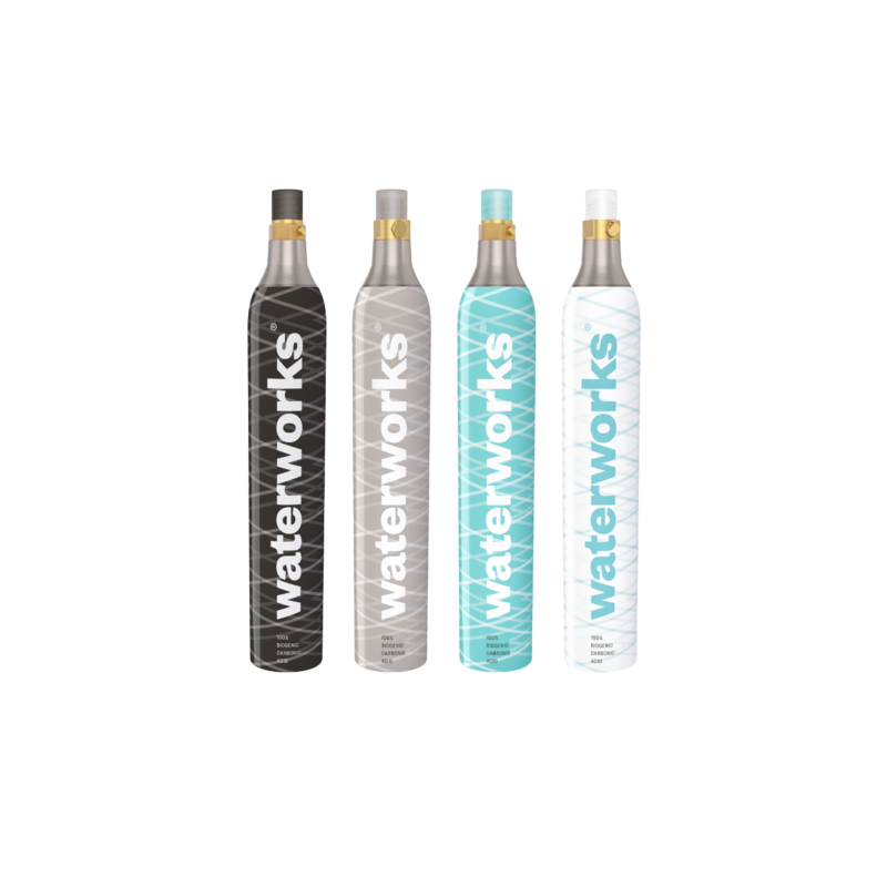 Waterworks biogenic PURCHASE (BUY/SELL) CO2 cylinder I Suitable for SodaStream & Co.