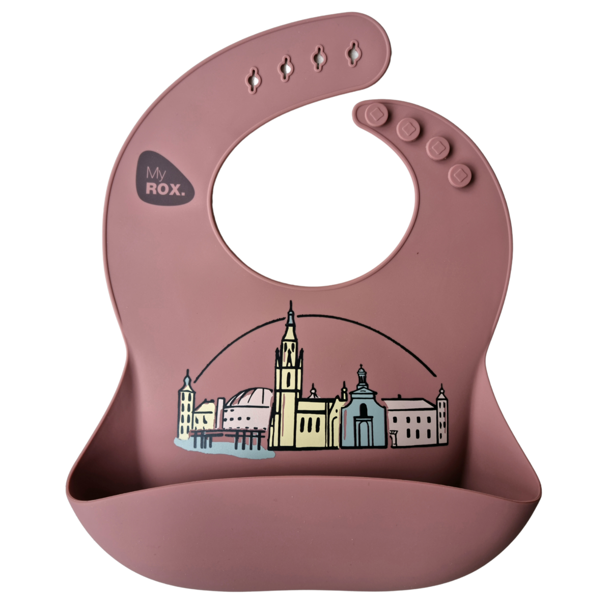 Bavoir Silicone Breda Ronce de Bois
