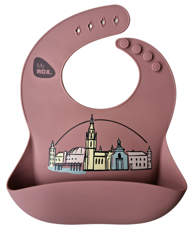 Silicone Bib Breda Burlwood