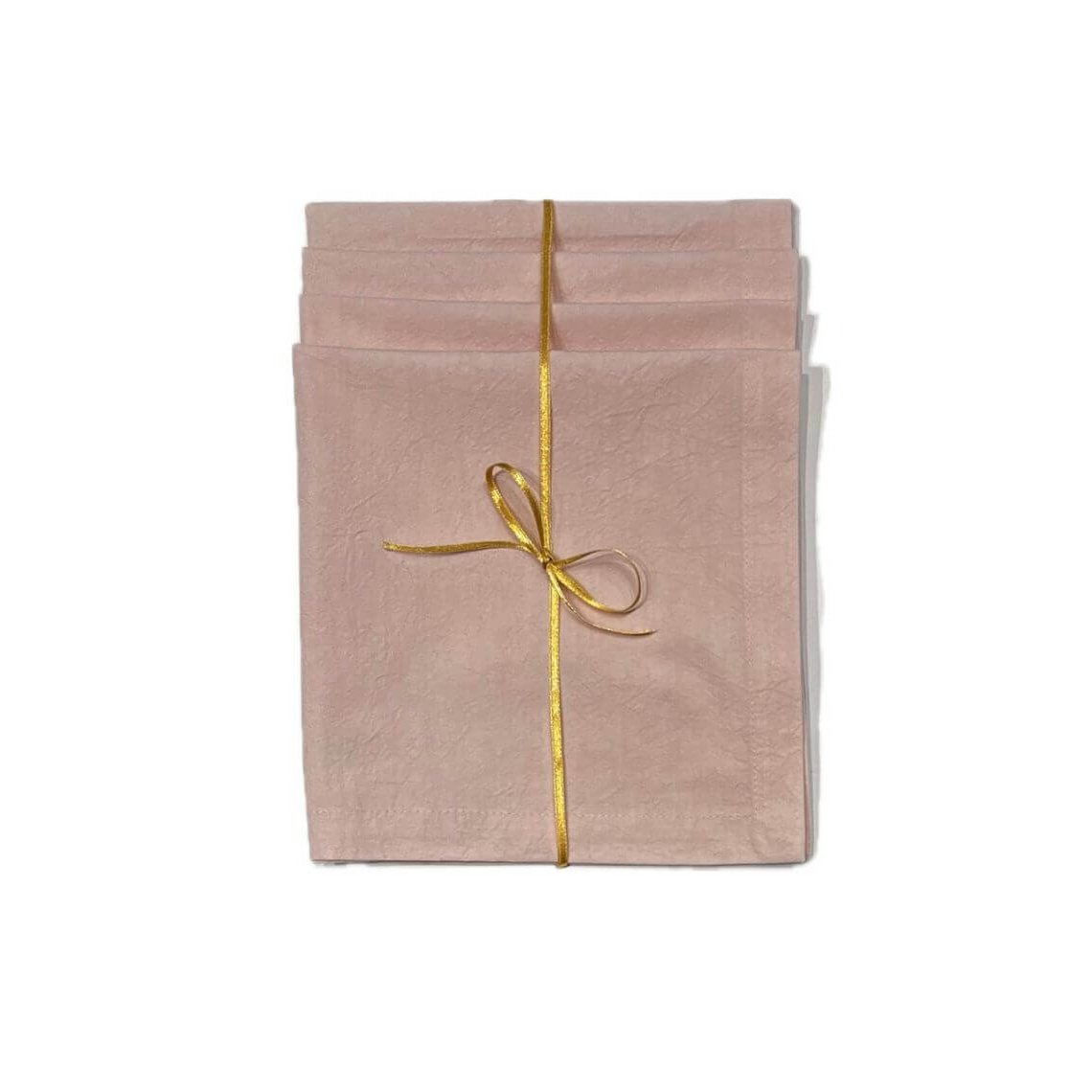 Servilleta de percal Stone Washed/Rosa ángel