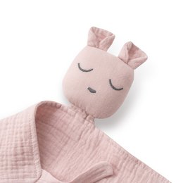SET DOUDOU + BANDANA + TEETHER - MOD. OSO - DARK PINK