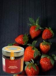 YIAM Marmellata di fragole fatta a mano, 240g, senza zuccheri aggiunti