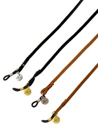 Noir minimaliste | Cordon à lunettes unisexe