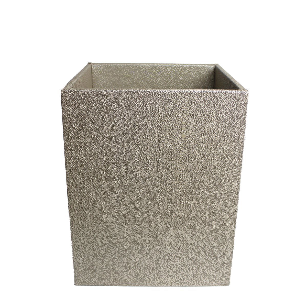 Waschin cesto di raggi angolari beige cestino in pelle sintetica