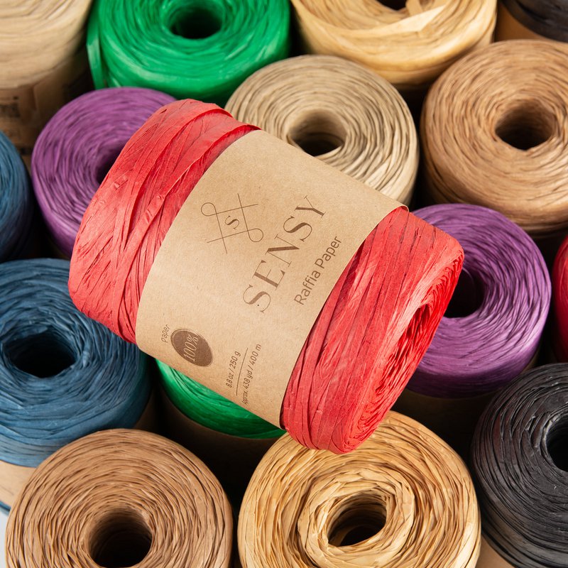 Sensy Premium 438 jardów %100 Papier Papier rafia