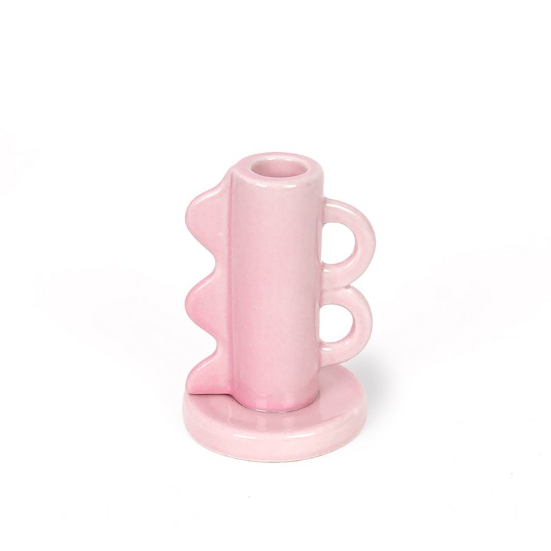 ROSA VINTAGE KERZENHALTER MIT DOPPELGRIFF HF