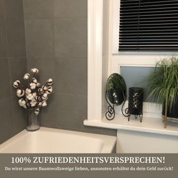 Baumwollzweig 3 Stück mit je 10 Köpfen