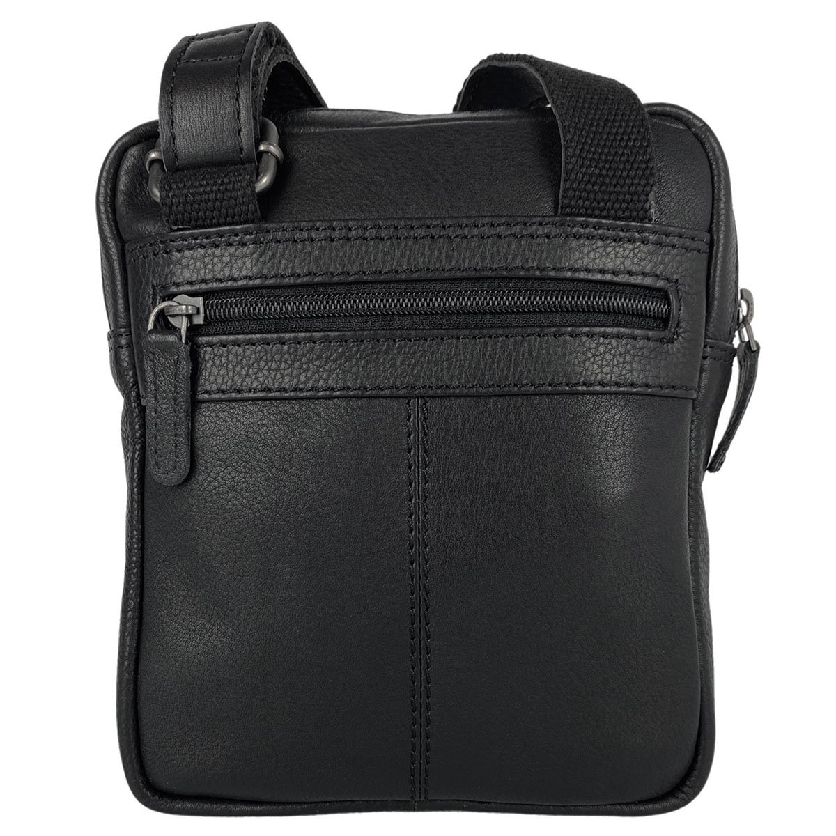 Skuldertaske eller Crossbody-taske i 6 farver glat læder med justerbar skulderrem