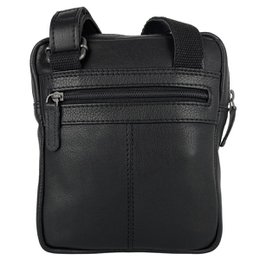 Skuldertaske eller Crossbody-taske i 6 farver glat læder med justerbar skulderrem