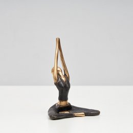 Bronze-Skulptur Yoga "Adeline" | by Hamidou | verschiedene Farben und Größen