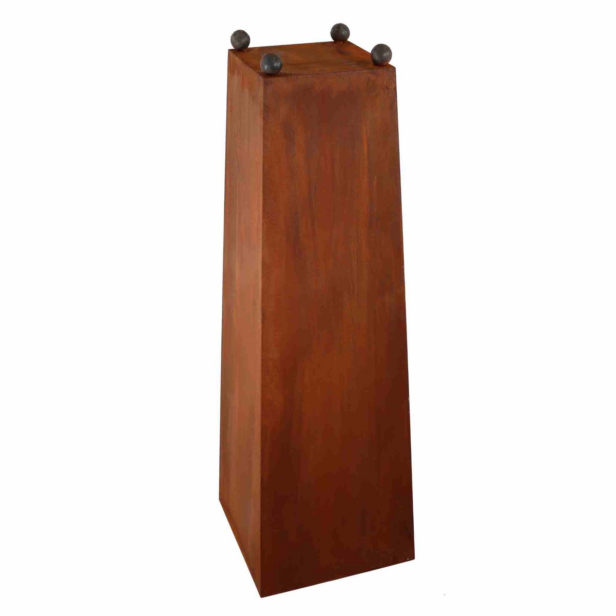 Vintage Deko Pflanzsäule 70 cm mit verschiedenen Schalen | Gartendeko Rost