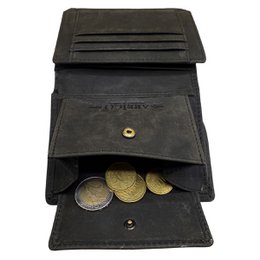 Geldbörse Herren - Geldbörse Herren - Arrigo Wallet - Billfold Modell in 3 Farben Büffelleder