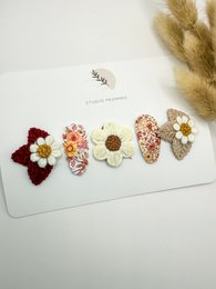 Set di clip per capelli anti -slip autunno 3