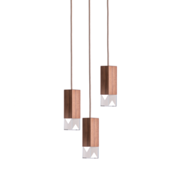 Lampe/One Wood Trio lysekrone