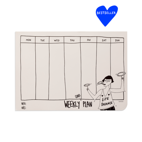 weekly planner life balance