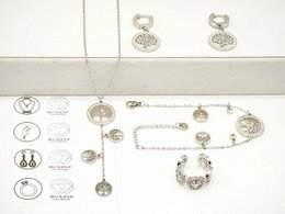 Parure de bijoux en acier inoxydable
