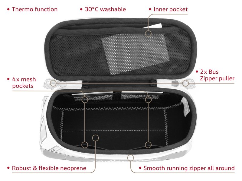 Volkswagen VW T1 Bus 3D Neoprene Small Universal Bag - First Aid/incl. First Aid Kit