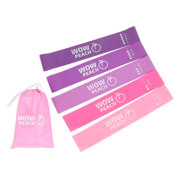 Wow peach resistance bands - Pink