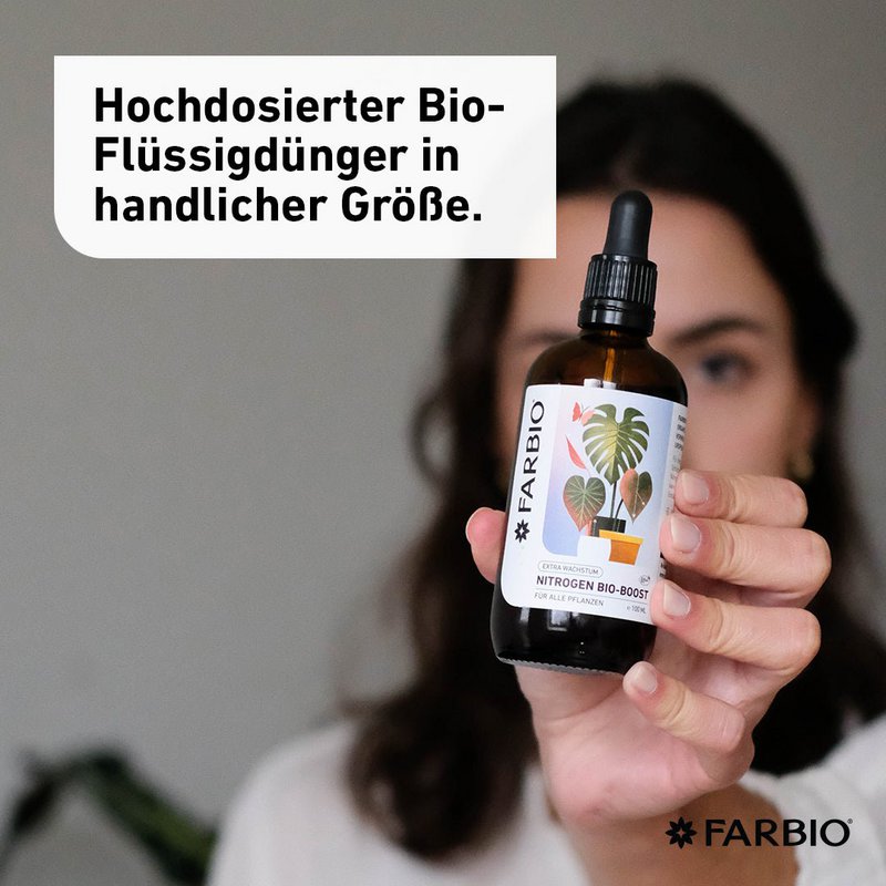 FARBIO® Bio-Boost à l'azote | Croissance supplémentaire pour vos plantes | Engrais liquide de qualité supérieure