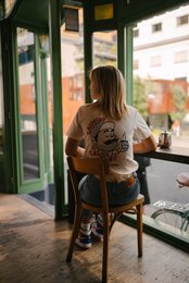 Kofeina to benzynowa koszulka rowerowa unisex