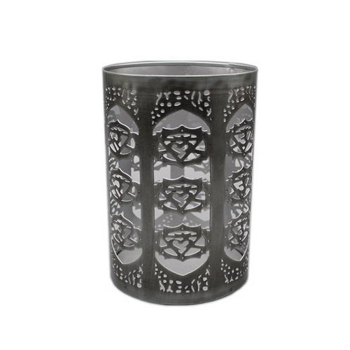 7 Chakraer Lanterne aluminium