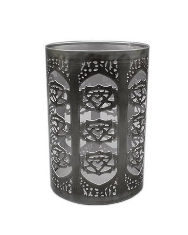 7 Chakras Lantern Aluminium