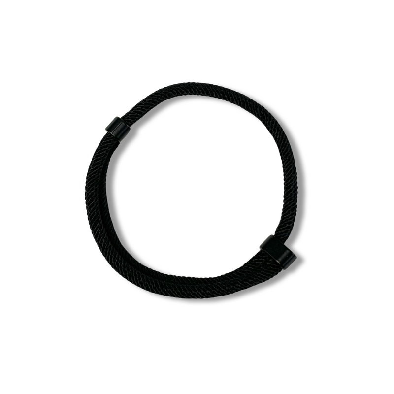 Sort reb armbånd