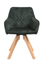 Sillón vintage terciopelo velour, verde oscuro