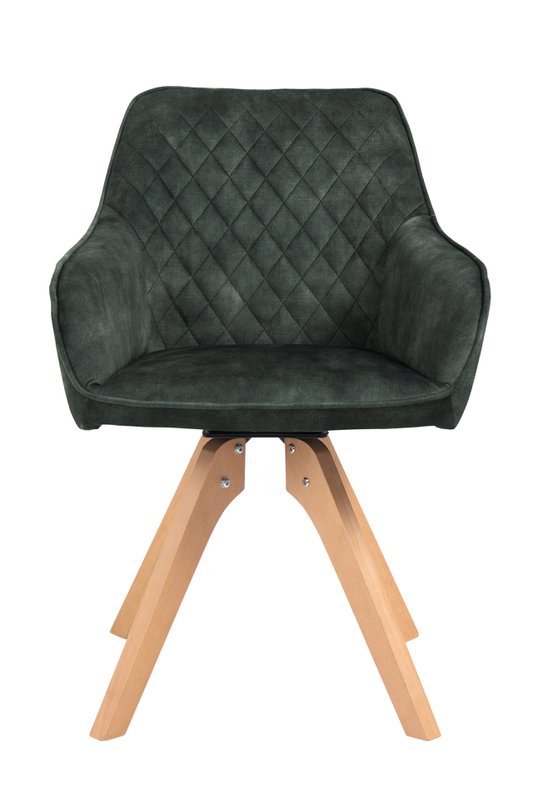 Sillón vintage terciopelo velour, verde oscuro