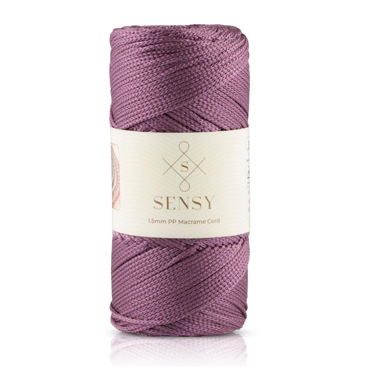 Cordoncino macramè Sensy Premium da 1,5 mm - 164 iarde, 100% poliestere