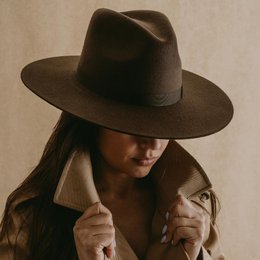 Tlaquepaque · Brown fedora felt hat