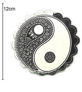 Geldbörse Ying Yang (12x12cm)