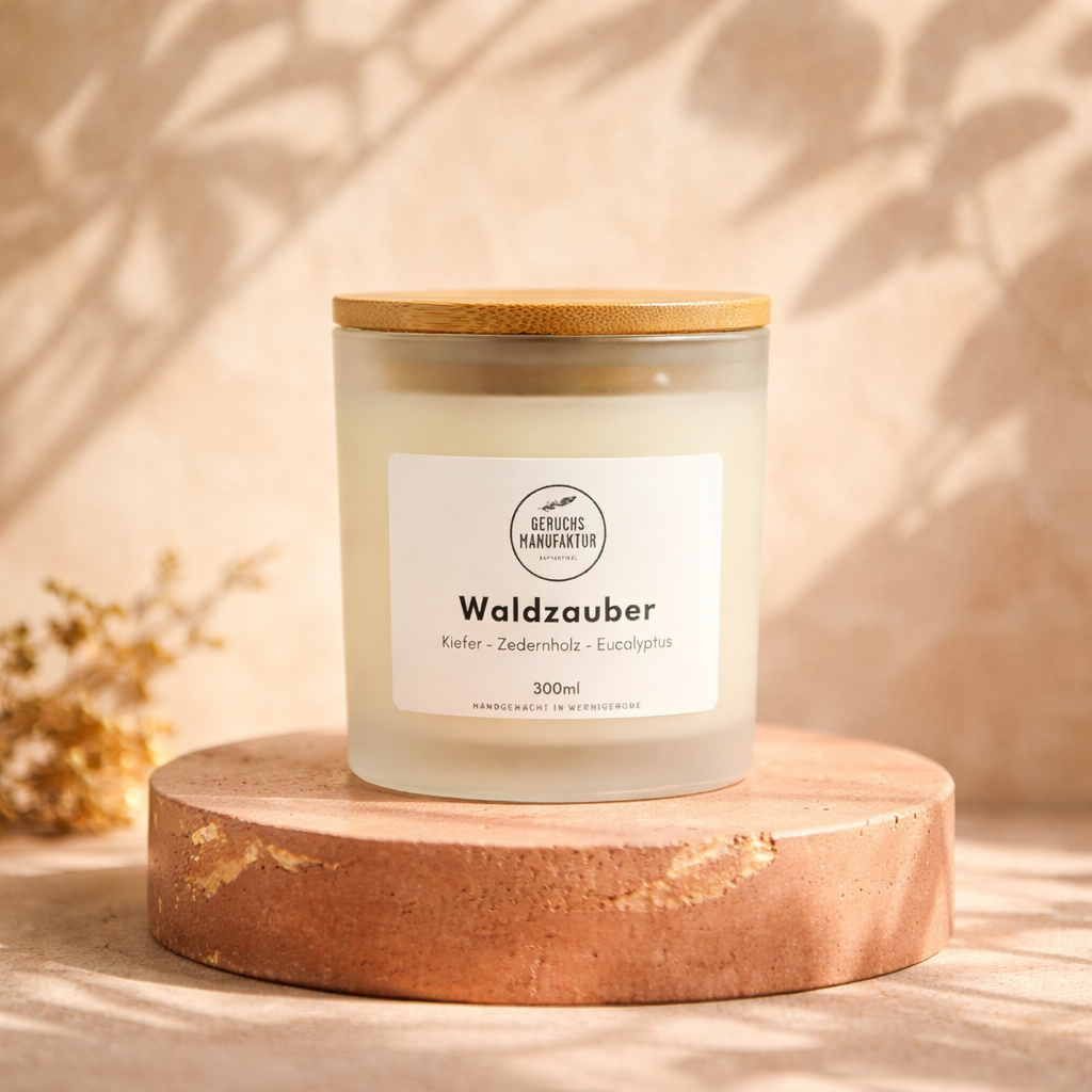 Aromatherapy candle "Waldzauber"-foresty relaxation