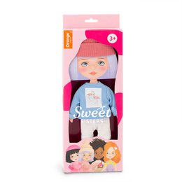 Soft toy, Sweet sisters - Clothing set: Blue Sweatshirt (35cm)