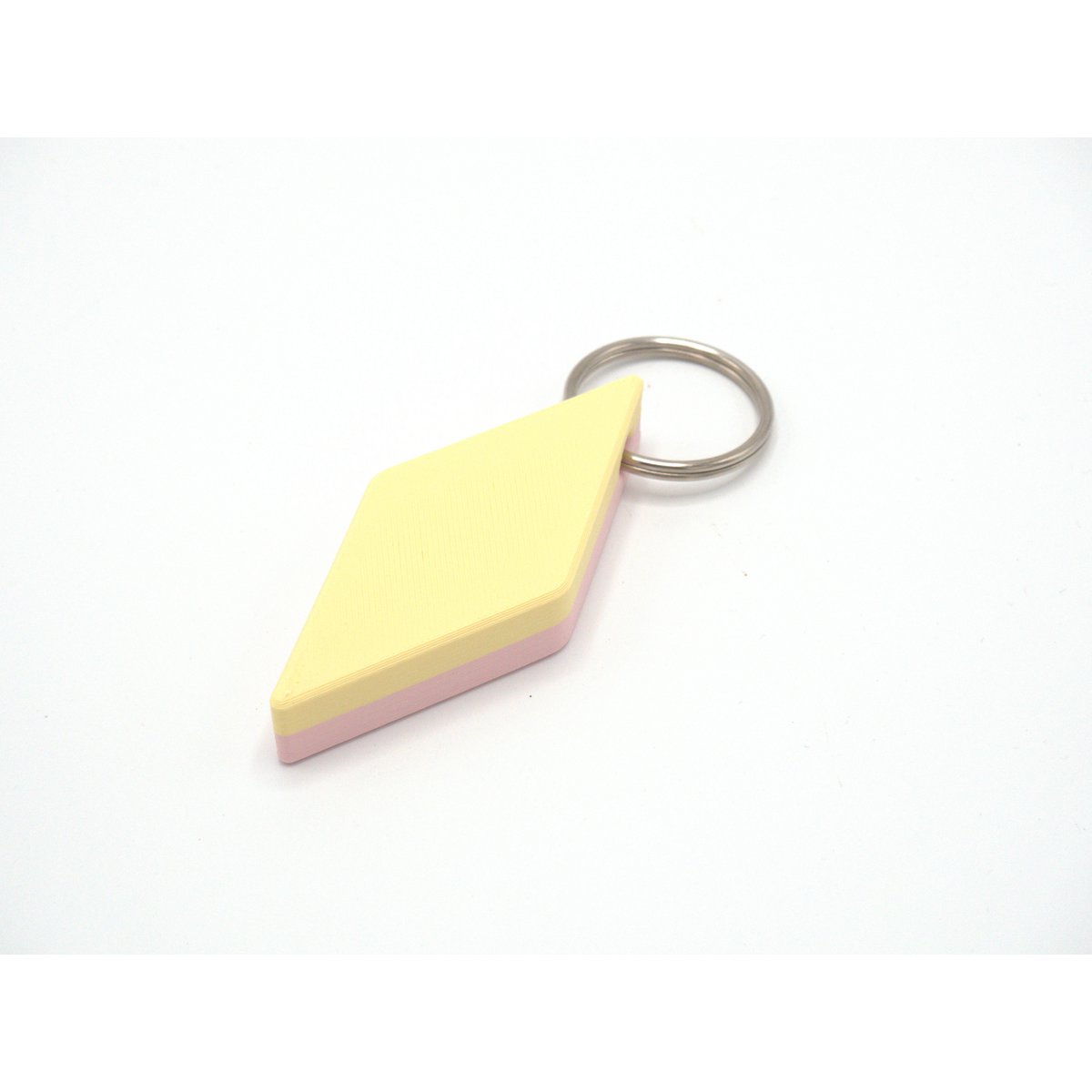 Keychain Check Bacon Pink/yellow