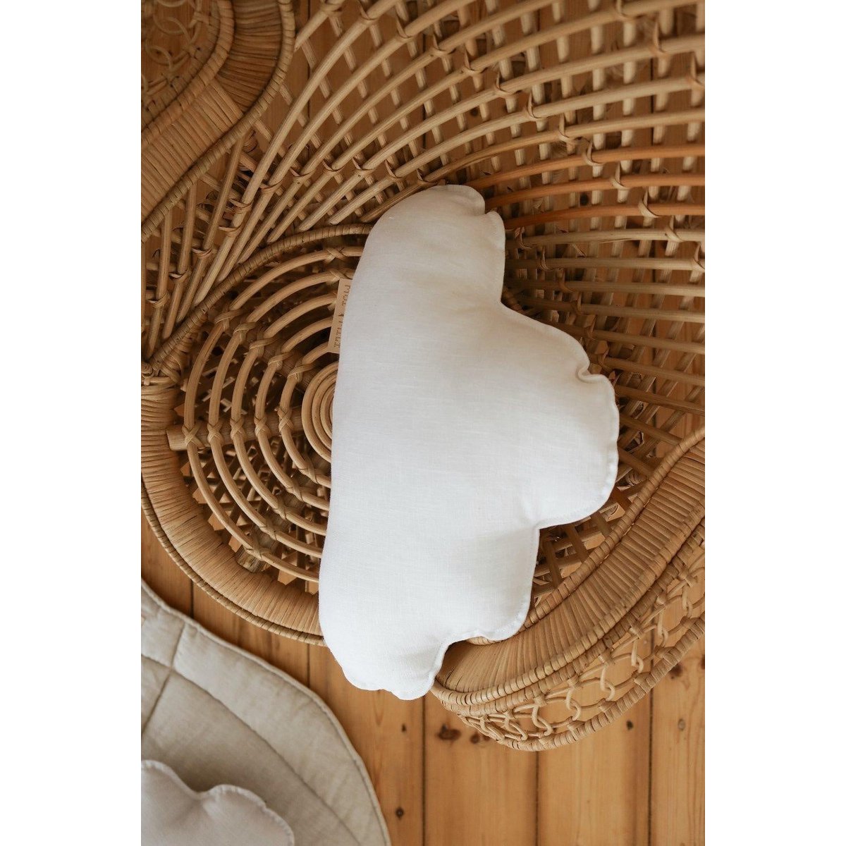 Oreiller Nuage en Lin « Blanc »