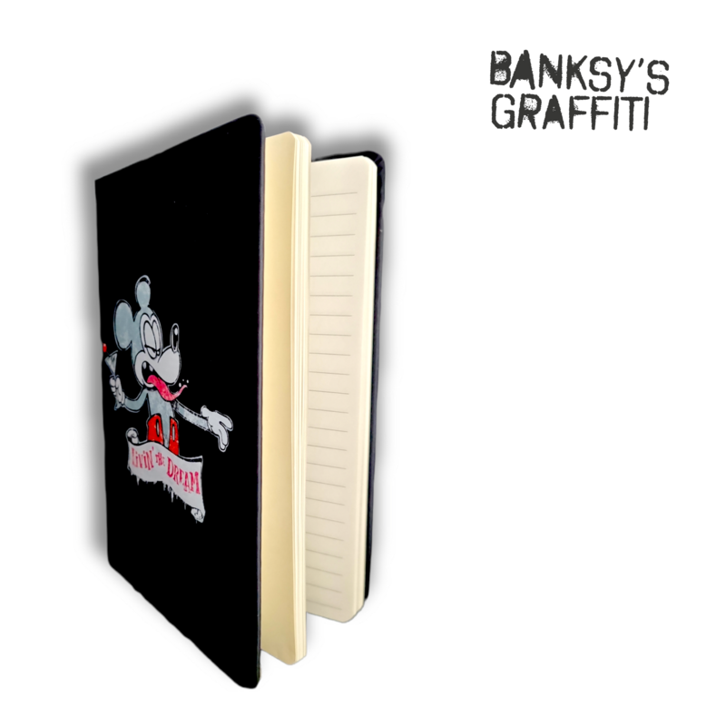 Banksy notitieboek in A5-formaat - Mickey Living the Dream