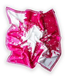 Tørklæde Botanisk Pink
