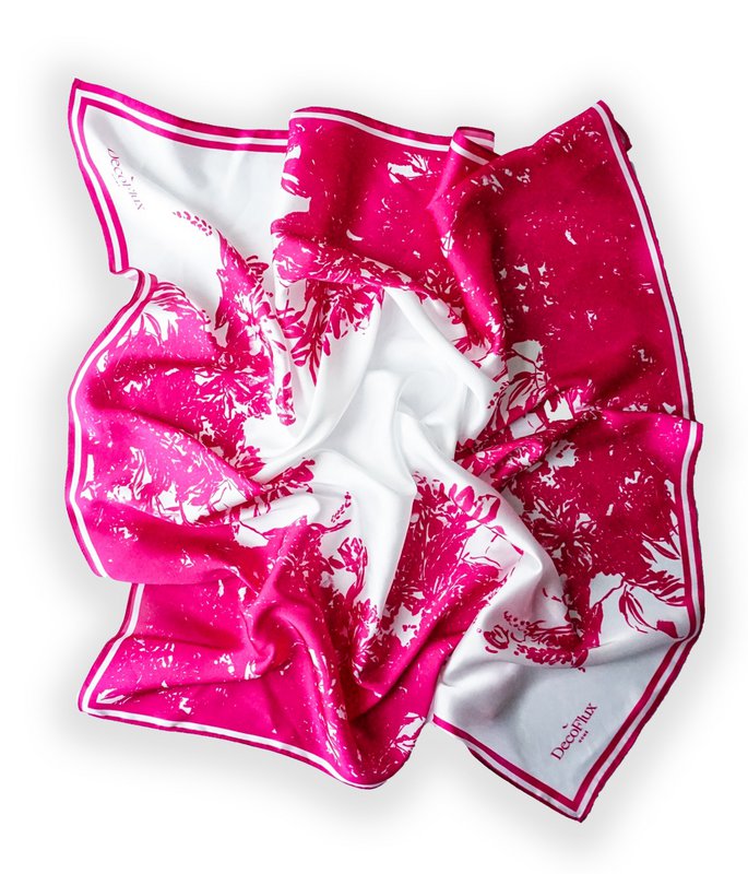 Tørklæde Botanisk Pink