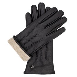 JESS – gants en peau de chèvre avec doublure en laine cachemire - fonction tactile