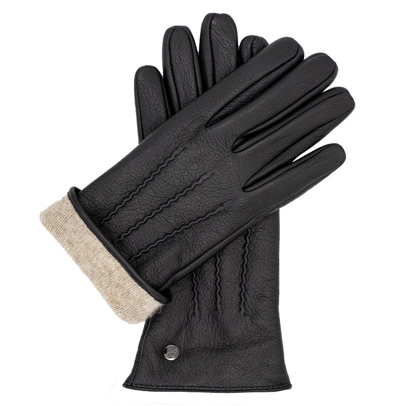 JESS – Ziegenlederhandschuhe mit Kaschmir Wolle Fütterung - Touchfunktion