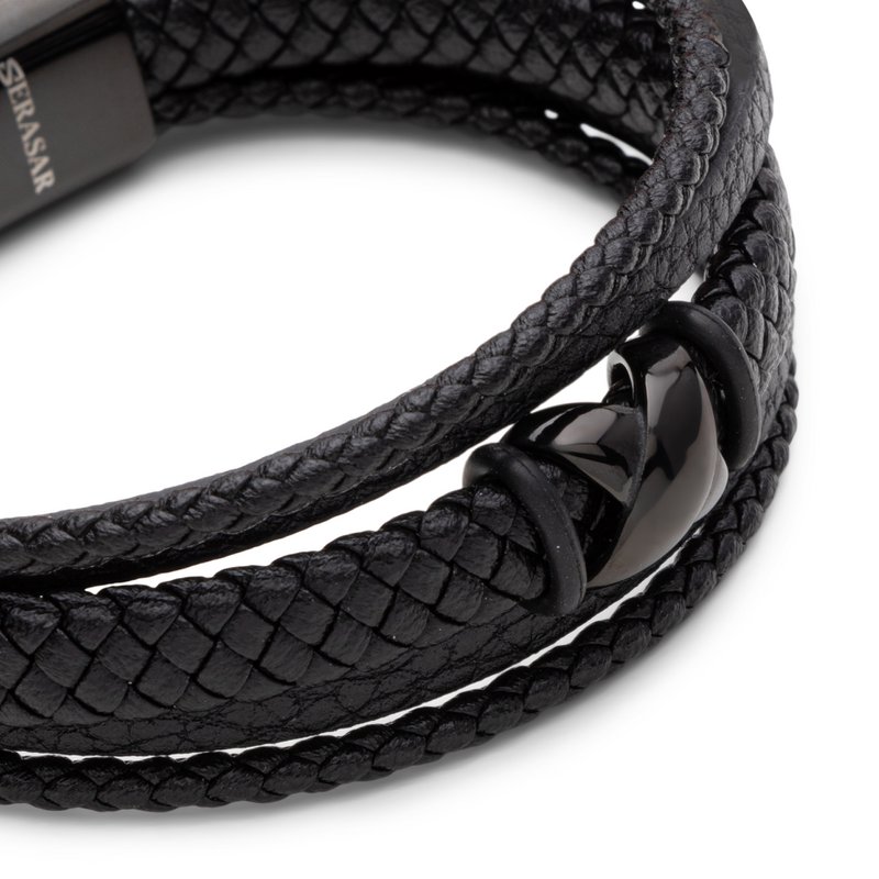 Læderarmbånd "Flake"