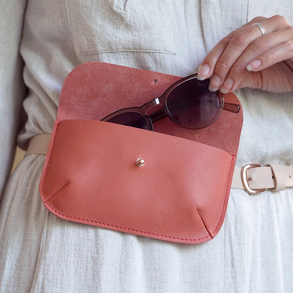 Leer Fanny Pack Bio Terracotta