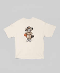 Übergroßes T-Shirt Miss City Bear