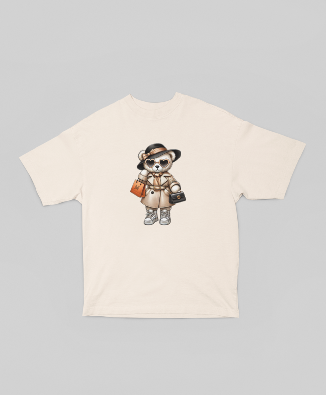 Oversized T-shirt Miss City Bear