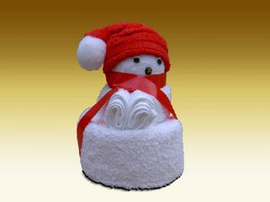 TOWEL DOLLS KERSTBEERTJE