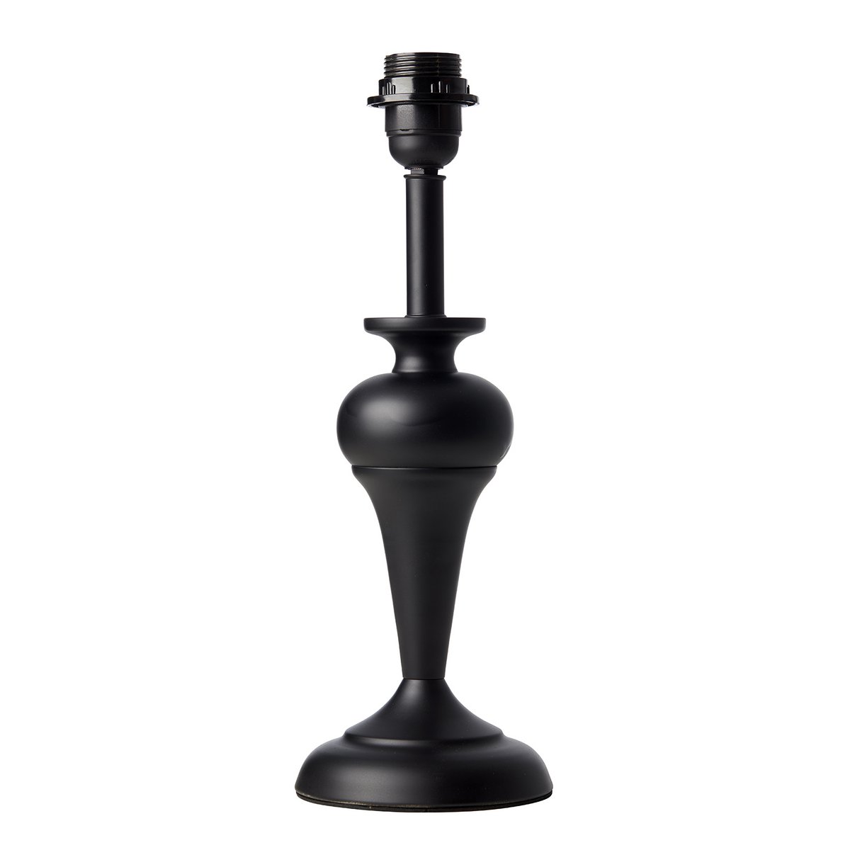 BORDLAMPE SILKE SORT MAT HØJDE 37,0 CM