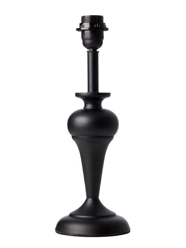 BORDLAMPE SILKE SORT MAT HØJDE 37,0 CM
