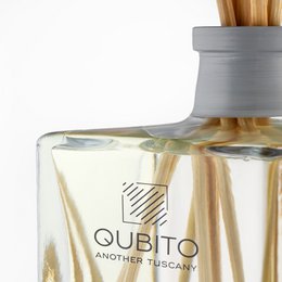 ZUM ZERI (250 ml), Raumparfüm – Raumdiffusor mit Stäbchen, handbemalte Flasche, hergestellt in Italien